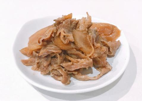 甘露煮 甘露煮 甘露煮,牛肉とごぼうの甘露煮,牛味付け焼肉の写真素材