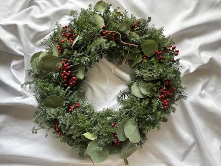 可愛らしいクリスマスリース クリスマス,12月,クリスマスリースの写真素材