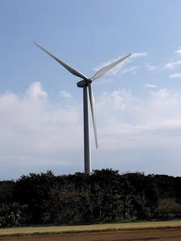 風車 風車,風力発電,鳥取の写真素材