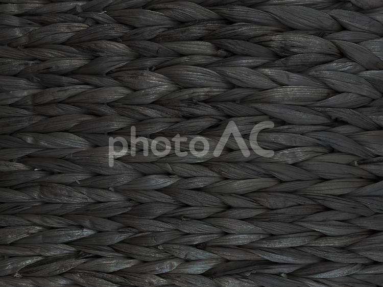 黒の背景　縄 黒,背景,テクスチャの写真素材