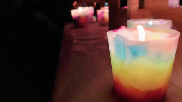 Pastel candles 009, JPG Pastel candles 009, candle, candle night, illumination, JPG