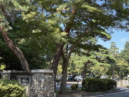 多磨霊園、正門 多磨霊園、正門 多磨霊園,東京都府中市,都営霊園の写真素材
