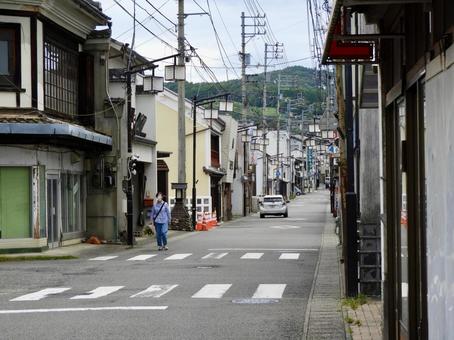 愛媛県喜多郡内子町の本町通り 愛媛県喜多郡内子町の本町通り 内子町,六日市,本町通りの写真素材