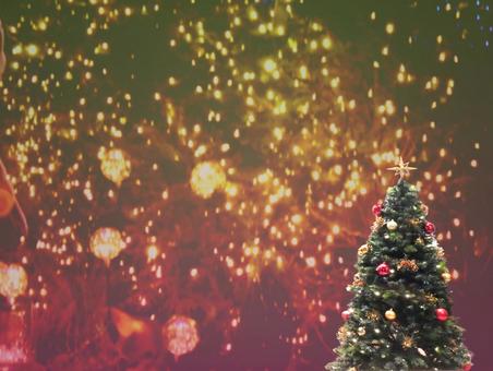 夜のクリスマスツリー クリスマスツリー,クリスマス,イルミネーションの写真素材