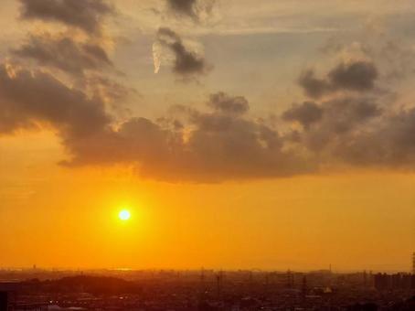 夕焼け 夕焼けの写真