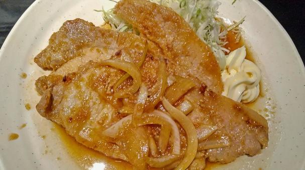 豚肉の生姜焼き 豚肉の生姜焼きの写真