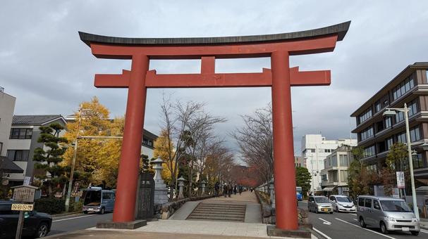 鶴岡八幡宮 若宮大路 神社仏閣,パワースポット,源頼朝の写真素材
