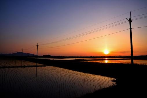 夕焼け 夕焼けの写真