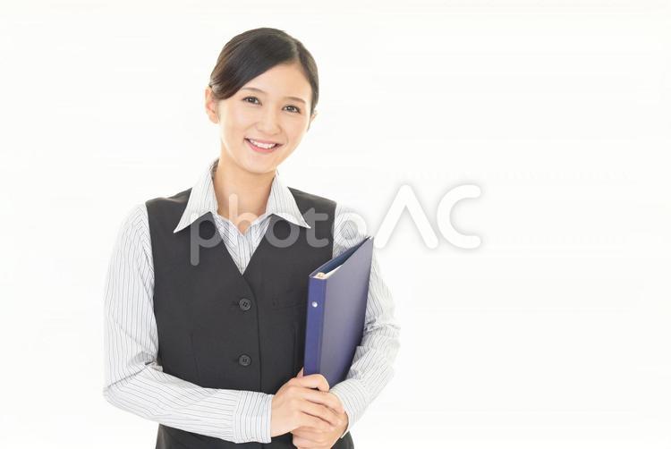 笑顔のビジネスウーマン 女性,ビジネスウーマン,女の写真素材