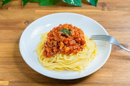 ミートソースパスタ ミートソースパスタ ボロネーゼ,ミートソースパスタ,スパゲッティの写真素材