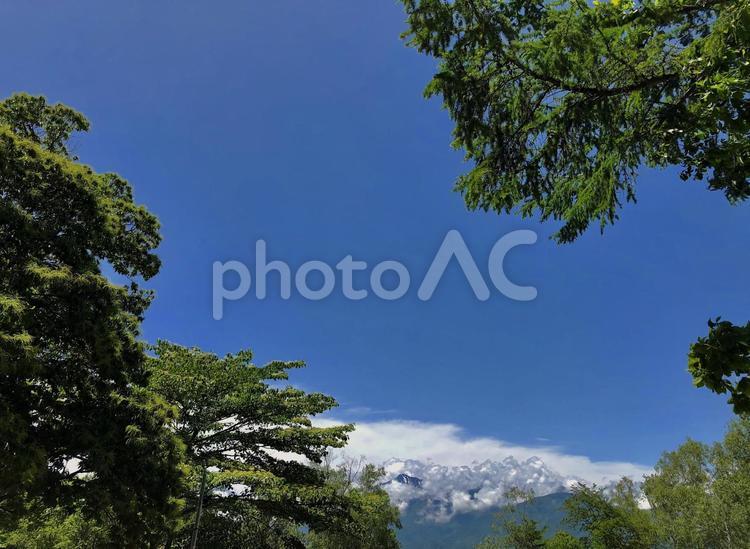 八ヶ岳　　稜線　遠景 八ヶ岳,稜線,遠景の写真素材