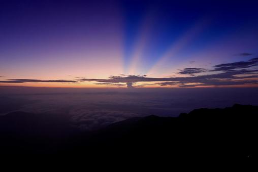 唐松岳 北アルプス,唐松岳,登山の写真素材