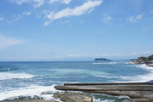鎌倉 稲村ヶ崎 鎌倉 稲村ヶ崎 稲村ヶ崎,鎌倉,海の写真素材