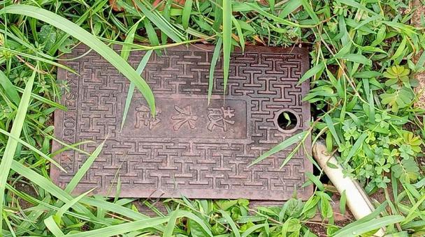 散水栓 散水栓 散水栓,給水口,屋外の写真素材