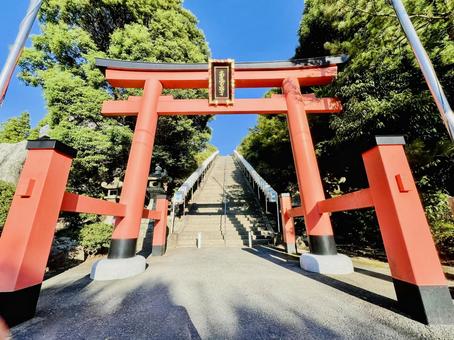 高良大社 高良大社 高良大社,拝殿,パワースポットの写真素材