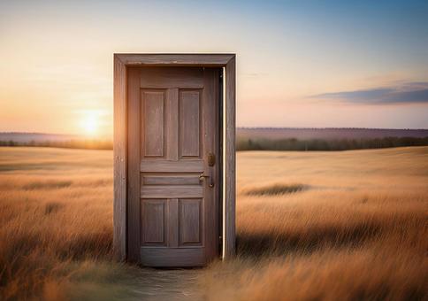 異世界へ続く光の入口の写真