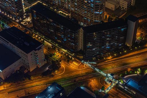 都市夜景 都市夜景の写真