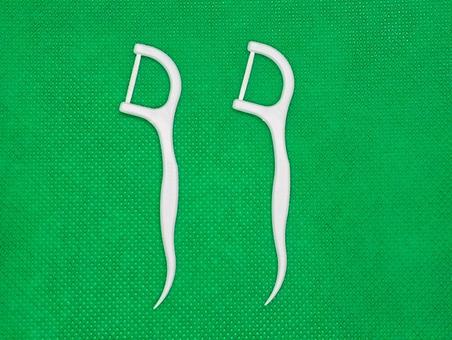 デンタルフロス デンタルフロス デンタルフロス,歯間ブラシ,糸ようじの写真素材