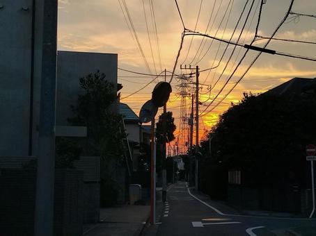 夕焼け空 夕焼け空の写真