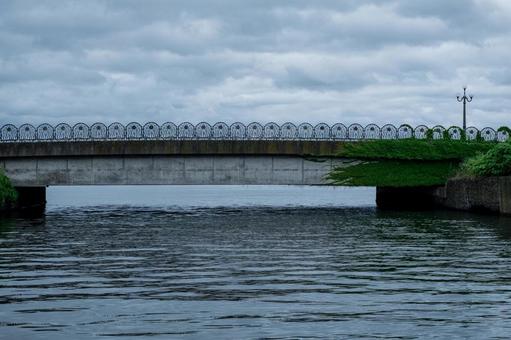 ［北海道小樽市］小樽運河沿いの風景 小樽,北海道,小樽運河の写真素材