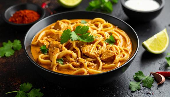 だしが効いたコクのあるカレーうどん だしが効いたコクのあるカレーうどんの写真