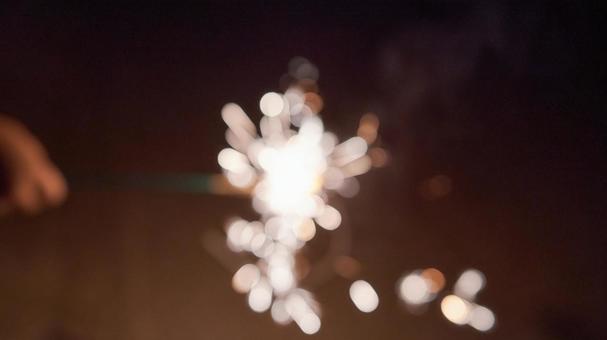 Photo, handheld fireworks, image, soft focus, 