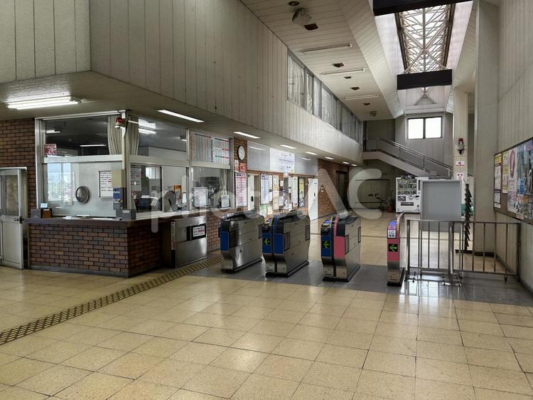 新守谷駅　改札口(内) 鉄道,電車,列車の写真素材