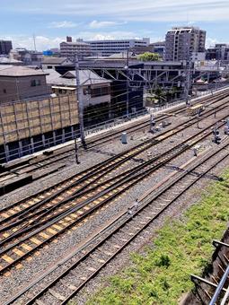 線路 線路 線路,鉄道,線路沿線の写真素材