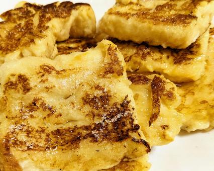朝ごはんのフレンチトースト 朝ごはんのフレンチトーストの写真