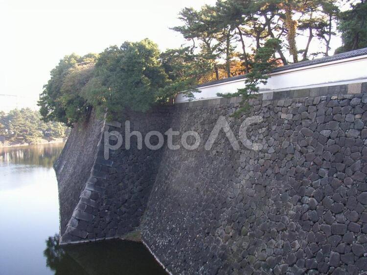 江戸城北桔橋門石垣 江戸城北桔橋門,江戸城の写真素材