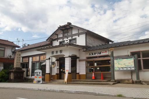 北陸鉄道石川線、鶴来駅、駅舎 北陸鉄道石川線、鶴来駅、駅舎の写真