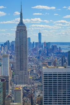 Scenery from Rockefeller Center (Top of the Rock) 21, रॉक के शीर्ष, अमेरिकी शहरी परिदृश्य, ट्रम्प टॉवर, JPG