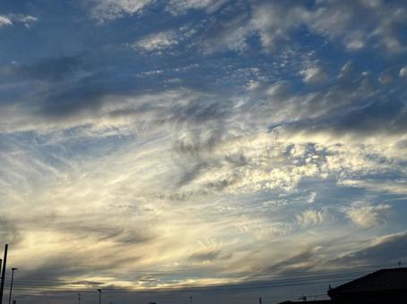 夏の終わりの空 夏の終わりの空の写真