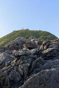 高知県室戸市 室戸岬の風景 旅行,海,自然の写真素材