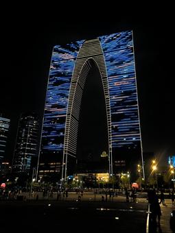 蘇州・東方之門 蘇州・東方之門の写真