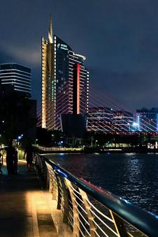上海・夜の街並み 上海・夜の街並みの写真