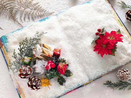 クリスマス（笑顔の魔法を贈ろう）15 クリスマス,クリスマスイブ,雪の写真素材