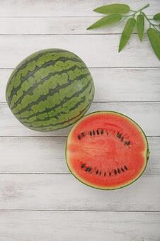 すいか すいか,カット,小玉の写真素材