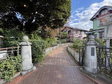 山手資料館　入口 横浜,山手資料館,山手の写真素材