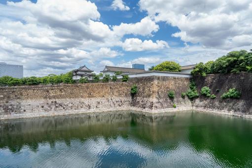 大阪 大阪城 大手門と多聞櫓 大阪 大阪城 大手門と多聞櫓の写真