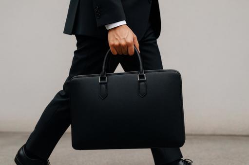 裁判所に入るスーツ男性 裁判所に入るスーツ男性の写真