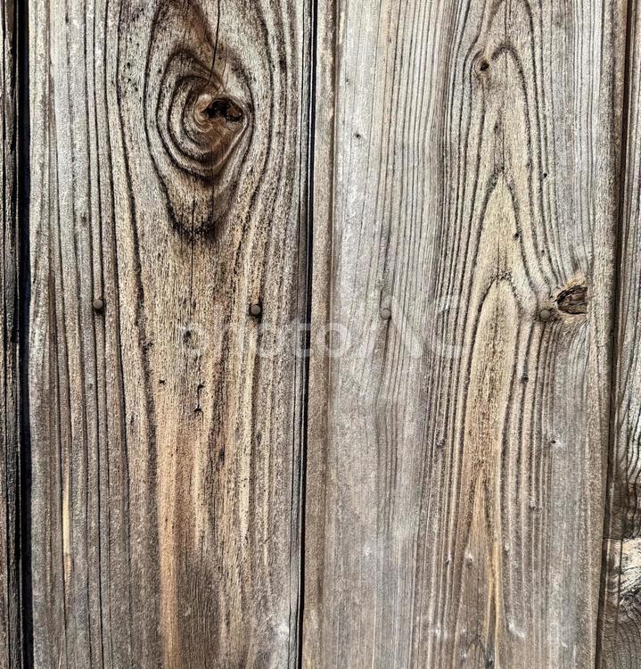 黒い板の木目 黒塀,塀,板塀の写真素材