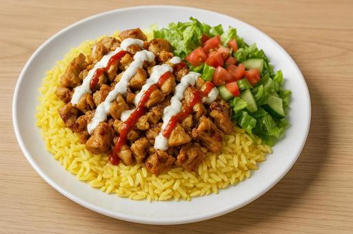 チキンオーバーライス・エスニック料理 チキンオーバーライス・エスニック料理の写真