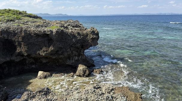 沖縄　久高島 沖縄,南城市,久高島の写真素材