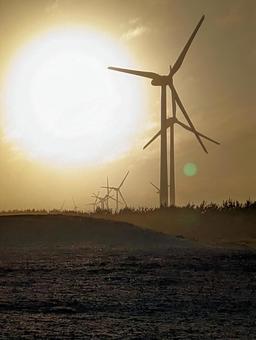 浜岡砂丘夕景 浜岡砂丘夕景 夕日,海,夕景の写真素材