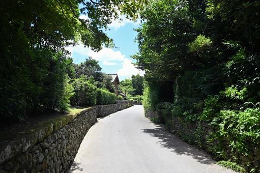 Photo, wu home house deposited, samurai, road, 