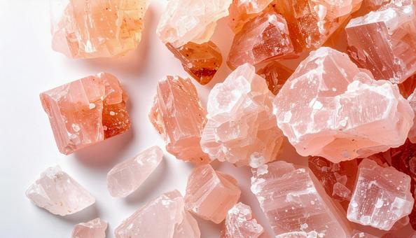 エレガントなヒマラヤ岩塩のフラットレイ エレガントなヒマラヤ岩塩のフラットレイの写真