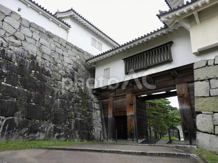 二本松城箕輪門 二本松城,二本松市,箕輪門の写真素材