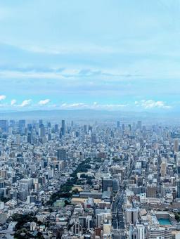 大阪 あべのハルカスからの眺め 大阪 あべのハルカスからの眺めの写真