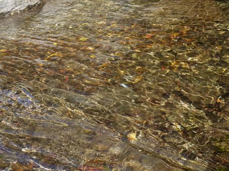 透明感のある川の水 川,水,自然の写真素材